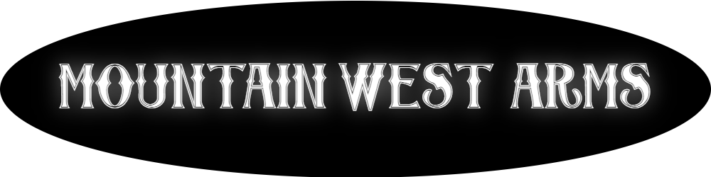 Logo which states "Mountain West Arms".